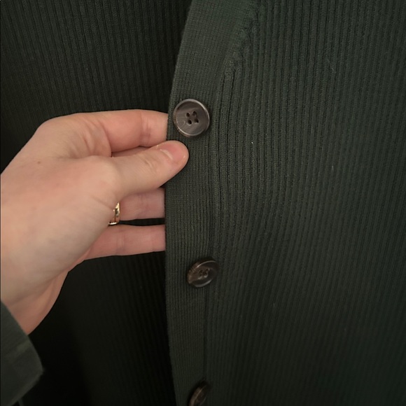 Hatch Olive Ribbed Sweater - Picture 4 of 9